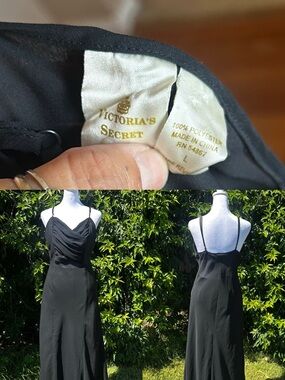 Vintage 90’s Victoria's Secret gold label Sheer slip dress